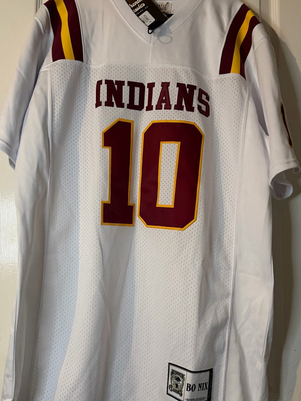 Bo Nix high school White "Indians" #10 football Jersey